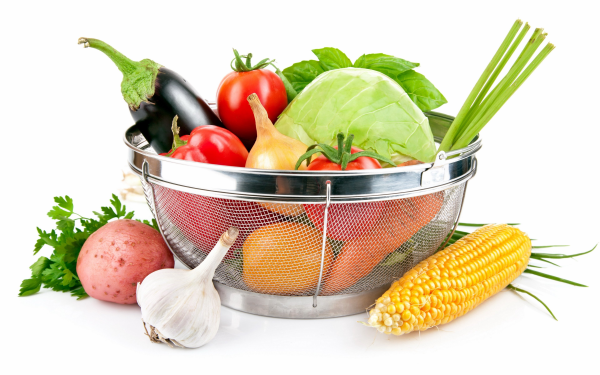 Продукты на белом фоне