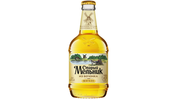 Пиво старый Мельник мягкое 0,45л