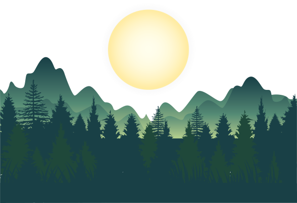 Лес вектор