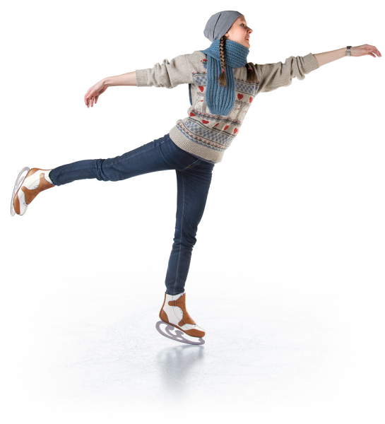 Люди на коньках