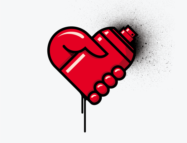 Граффити Love