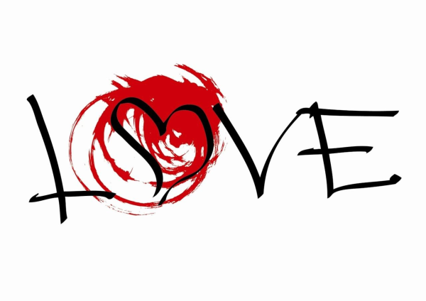 Надпись Love