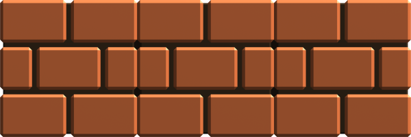 Блоки кирпич из Марио 2д