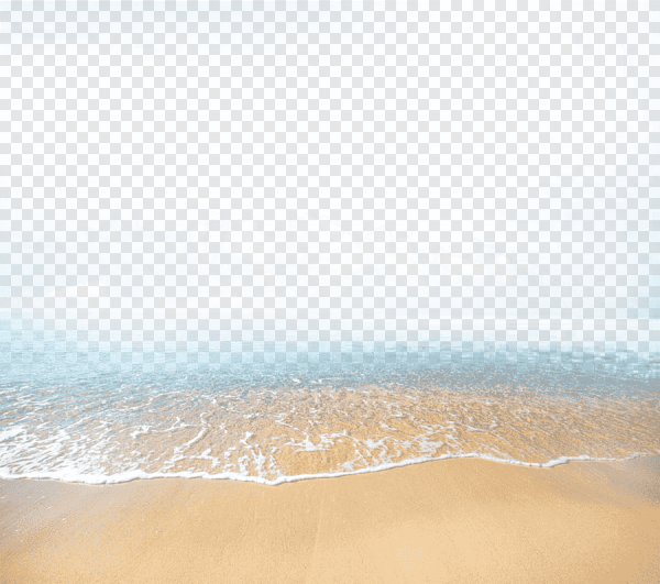 Пляж на прозрачном фоне для фотошопа