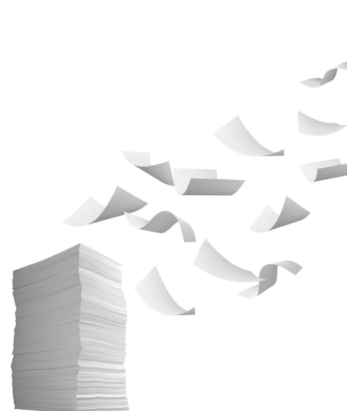 Падающая бумага